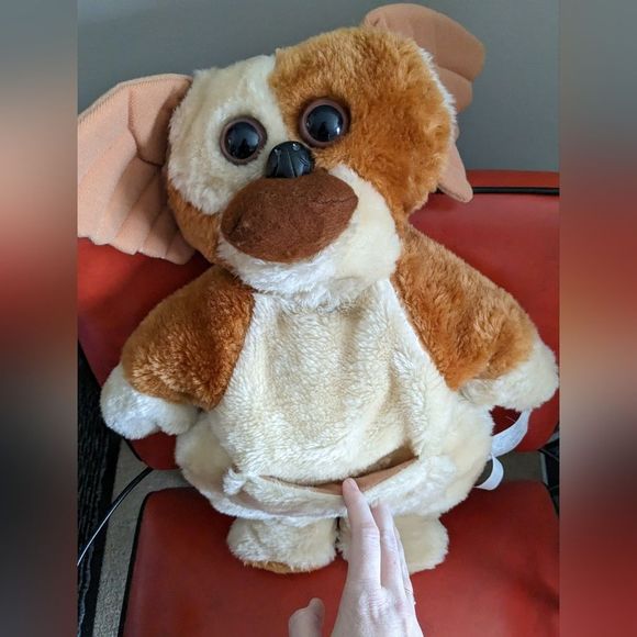 Gremlins Mowgli Gizmo Stuffed Toy with Zipper Storage and Pouch Warner B… - Picture 6 of 9